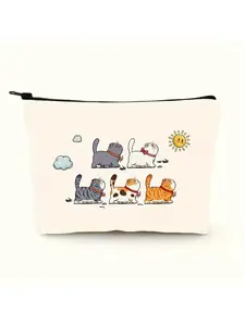 Hot-selling cosmetic bags, DIY custom pictures and texts, zipper design toiletries bags