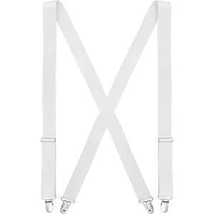 Suspenders for Women Pants Under Clothes 1" Width Thin X  Ladies Suspenders for Jeans Undergarment