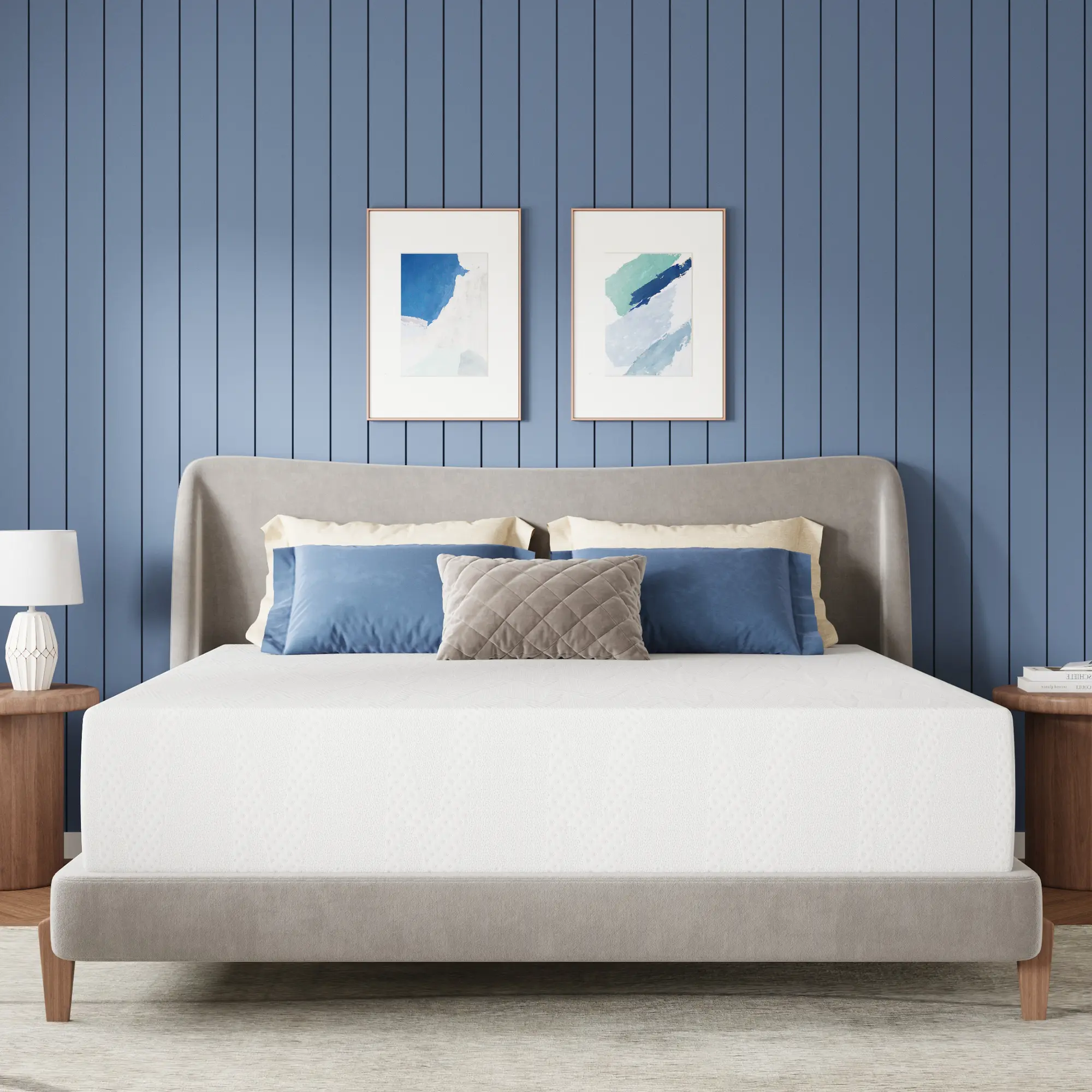 AVENCO 10/12/14 inch Full/Queen/King Memory Foam Mattress in a Box, Medium Firm, Optional Bed Frame Bundle, Full/Queen/King AVENCO 10/12/14 inch Full/Queen/King Memory Foam Mattress in a Box, Medium Firm, Optional Bed Frame Bundle, Full/Queen/King