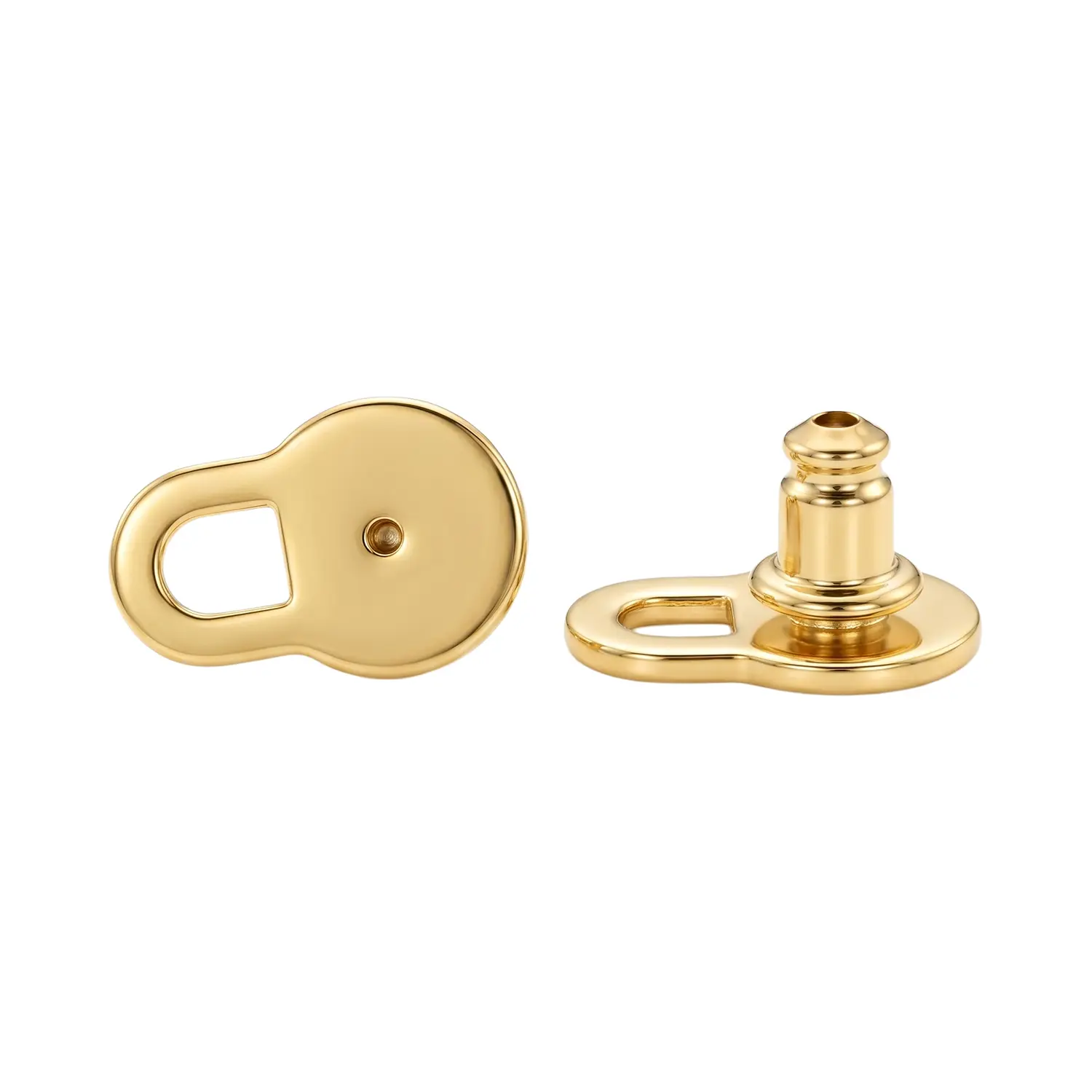 14K Gold Plated Lobe Lifters for Heavy Earrings for Women - Earring Backs for Droopy Ears - Comfortable Earring Backings for Studs - Trendy Fashion Jewelry Accessories
