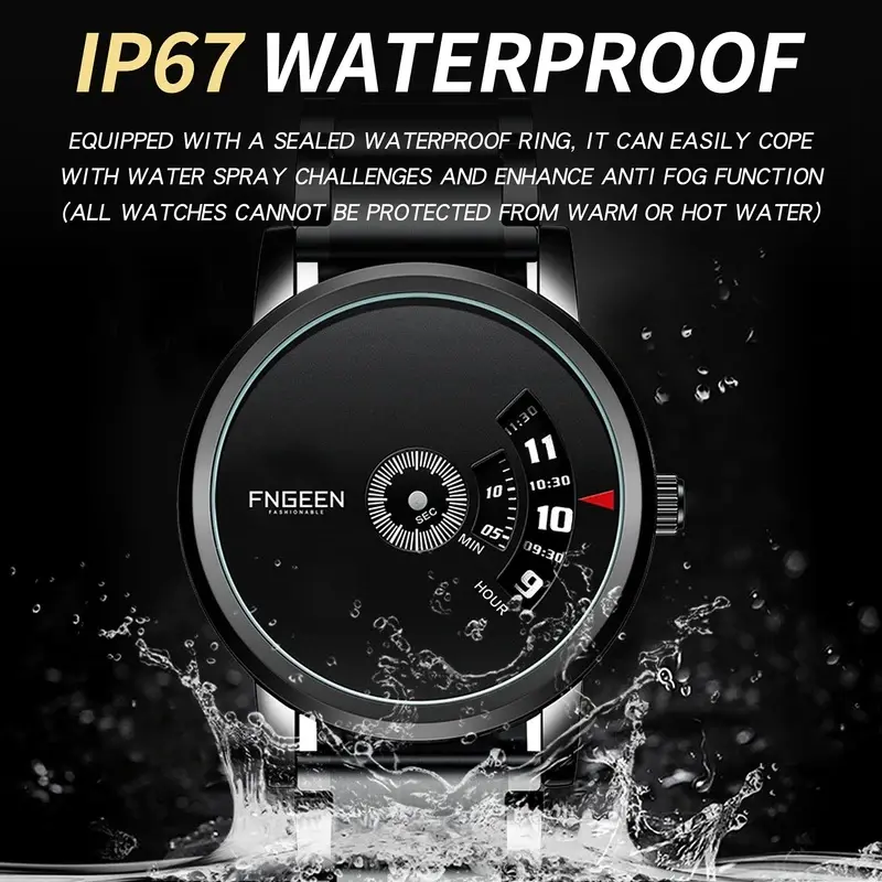Muyue&co Ultra-thin Precise Quartz Watches For Men Luxury Luminous Waterproof Sturdy Stainless Steel Strap Men's Watch Reloj