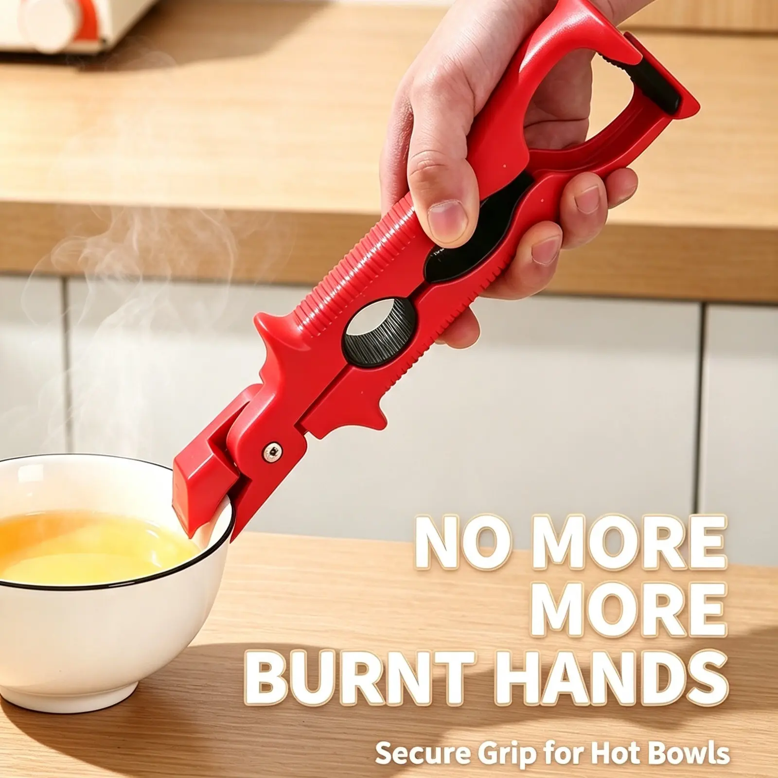 Hot Plate Grippers, 2026 Upgraded Multi Purpose Hot Plate Gripper, Anti-Scald Bowl Dish Holder Tong Clip for Kitchen Cooking