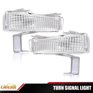 Turn Signal Light Fit For 1980-90 Chevrolet Caprice Plastic Lens Left & Right
