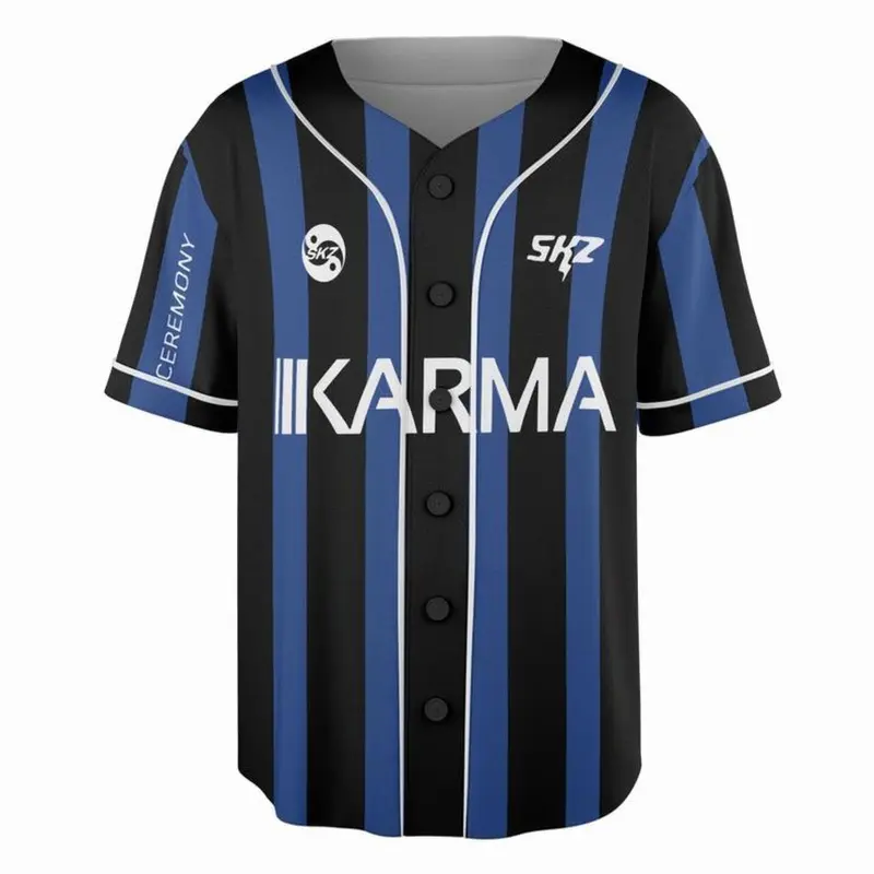 Classic SKZ Group And Members Unisex Baseball Jersey - Fast Processing