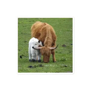 Q-tip & Mama - Kiss-Cut Sticker 4x4