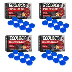 Roach Repellent Kit,48 PiecesPowerful Gel Effective Bait Exterminator for IndoorMulti-Surface Pest Control with Microfiber FloorMop Summer Essentials Home Care ProductsCockroach Long-Lasting Protection