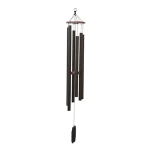 HARMONICA WIND CHIME ~ Textured Copper Finish 48 inch Amish Handmade in USA