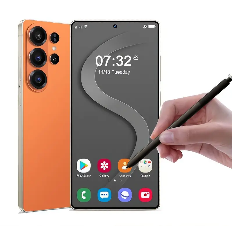2026 New Ultra Smartphone,Dual SIM Android Smartphone with Pen and Facial Recognition,rounded corners,6.9 Inch Screen HD Display,  8+20mp Camera, 4g Network, USB PD Charging ,Long-Lasting4400mAh Battery,Fast Charging, OTG Function