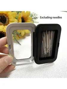 Magnetic Needle Box Home Sewing Needles Storage Case Portable Sewing Machine Accessories, Matte Finish Magnetic Needle Holder