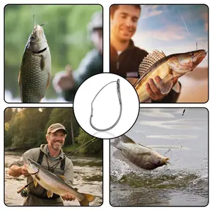 25Pcs Wacky Rigs Hook Replacement Sharply Weedless Fishings Hook Rustproof