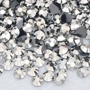 Smokey Silver Jelly Rhinestones