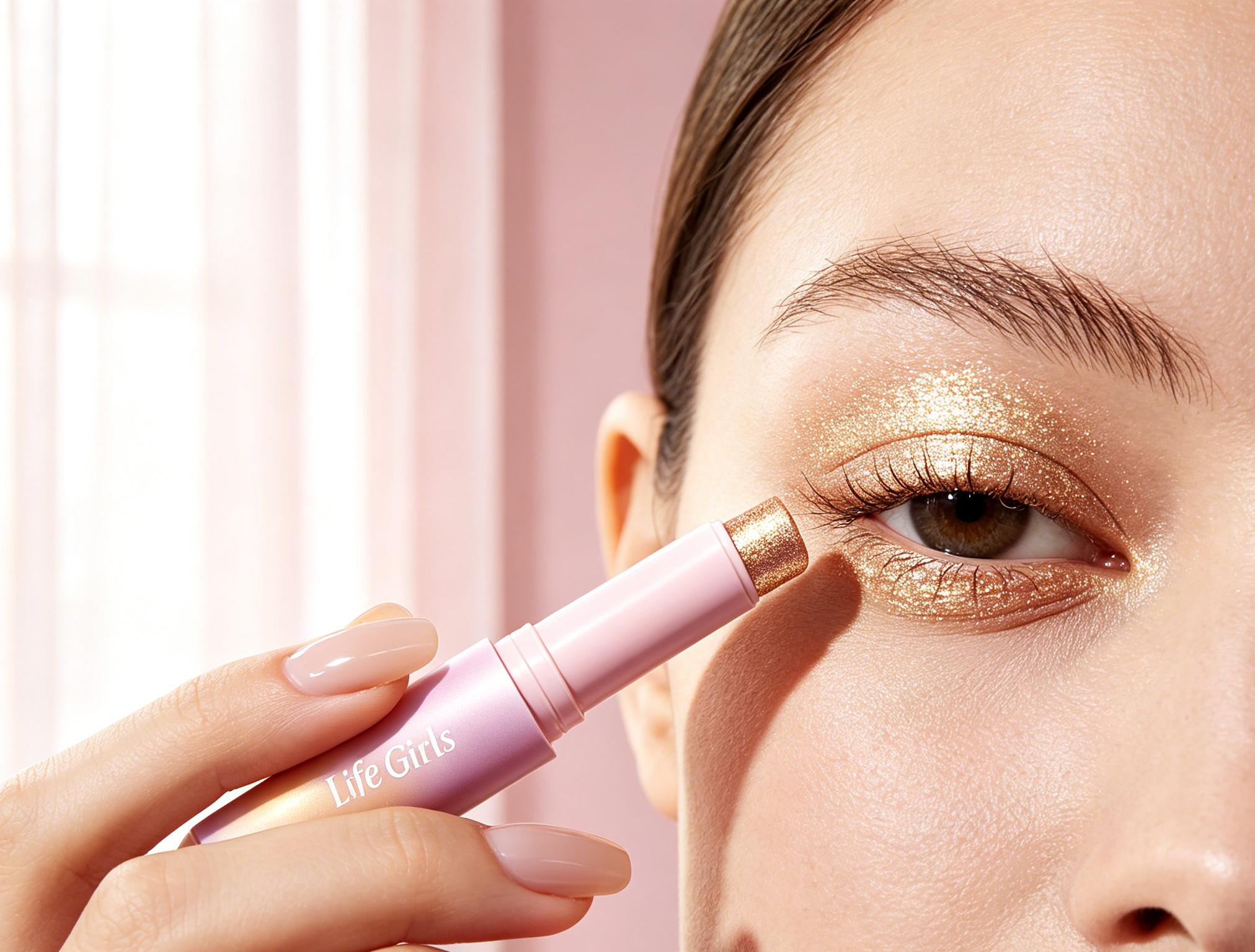 Hydrating Eyeshadow Stick — Shimmer & Matte Finishes — Multiple Shades — Easy Application — Long-Lasting Color — 2-in-1 Highlighter & Eyeshadow