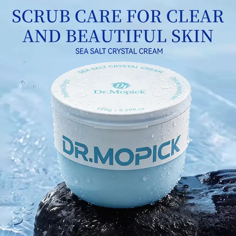 DR.Mopick Hydrating Exfoliating Scrub - Gentle Exfoliation, Multi-Size, Softens Skin by Buffing Away Excess Dead Facial Skin