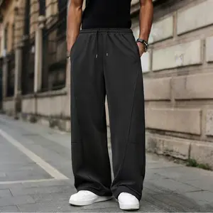 Men's casual sports jogger pants, comfortable fabric, rich details, stylish and trendy style, elastic drawstring waistband, side pockets