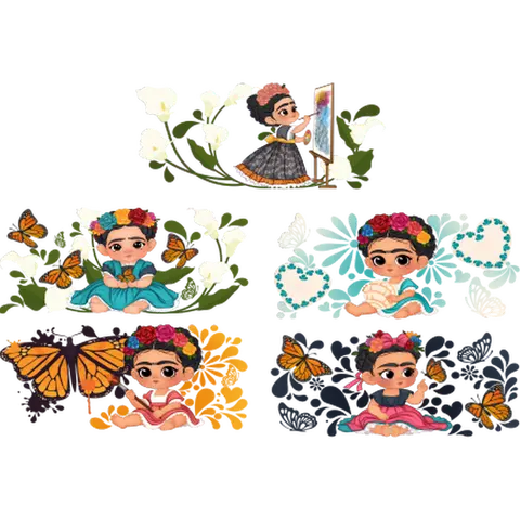 Baby Frida UV DTF sticker Bundle