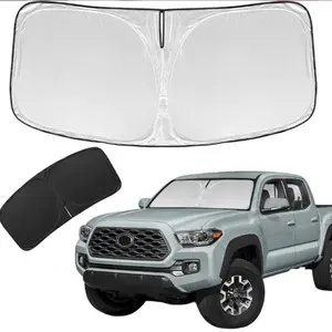 Car Sun Visor, Car Sun Visor for Toyota Tacoma from 2016-2025 Models, 4-layer UV Protector, Essential Automotive Accessory for Blocking Sunlight and Heat