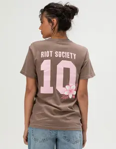 RIOT SOCIETY 10 Hibiscus Womens Tee