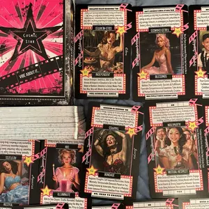 Cosmic Star Oracle Deck for Love Money and Life 100 Cards 350 GSM High Quality Art Paper 76x126mm Matte Lamination Metallic Edges Magnetic Box English Language Guidance Tool