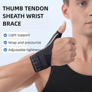 Say Goodbye to Thumb Pain!Lightweight Compression Thumb Brace for Men & Women – Wrist Support for Tendonitis, Gym Injuries, and Mother’s Thumb