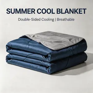CANSUNCH Cooling Blanket, Dual-Sided Instant Cool-Touch, Lightweight Breathable Summer Throw, Silk-Smooth Cloud-Soft for Hot Sleepers, Ideal for Night Sweats & Outdoor Use, Cooling Blankets