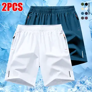 Men’s Two-Piece Active Drawstring Sports and Leisure Running and Fitness Shorts, Fitness Shorts, Fitness Clothing, Loose Fit, Sports Style Design, Quick-Dry Fabric, Moisture-Wicking Fabric, Sports Shorts, Training Shorts soft cozy fabric