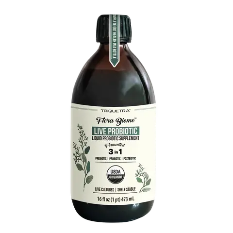 Flora Biome Live Probiotic - Natural Supplement for Health - Edible