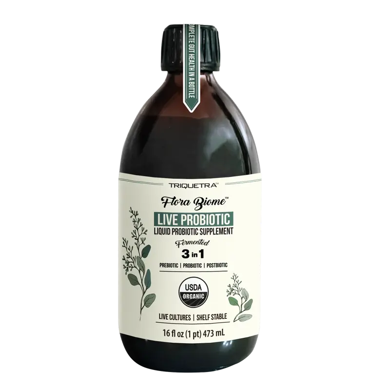 Flora Biome Live Probiotic - Natural Supplement for Health - Edible