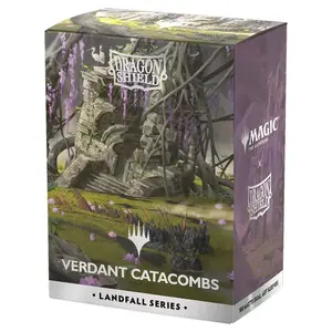 Dragon Shield: Magic the Gathering: Landfall Series: Verdant Catacomb (100) Dual Matt [Sleeves]