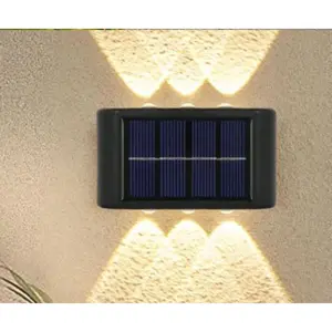 4-Pack Solar Outdoor Wall LED Light