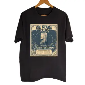 HOT! Anne Wilson Tour 2025 T-Shirt All Colors, Gift for Women Men, Made In USA, US Size S-6XL, 100% cotton, Classic Fit, Unisex T-Shirt