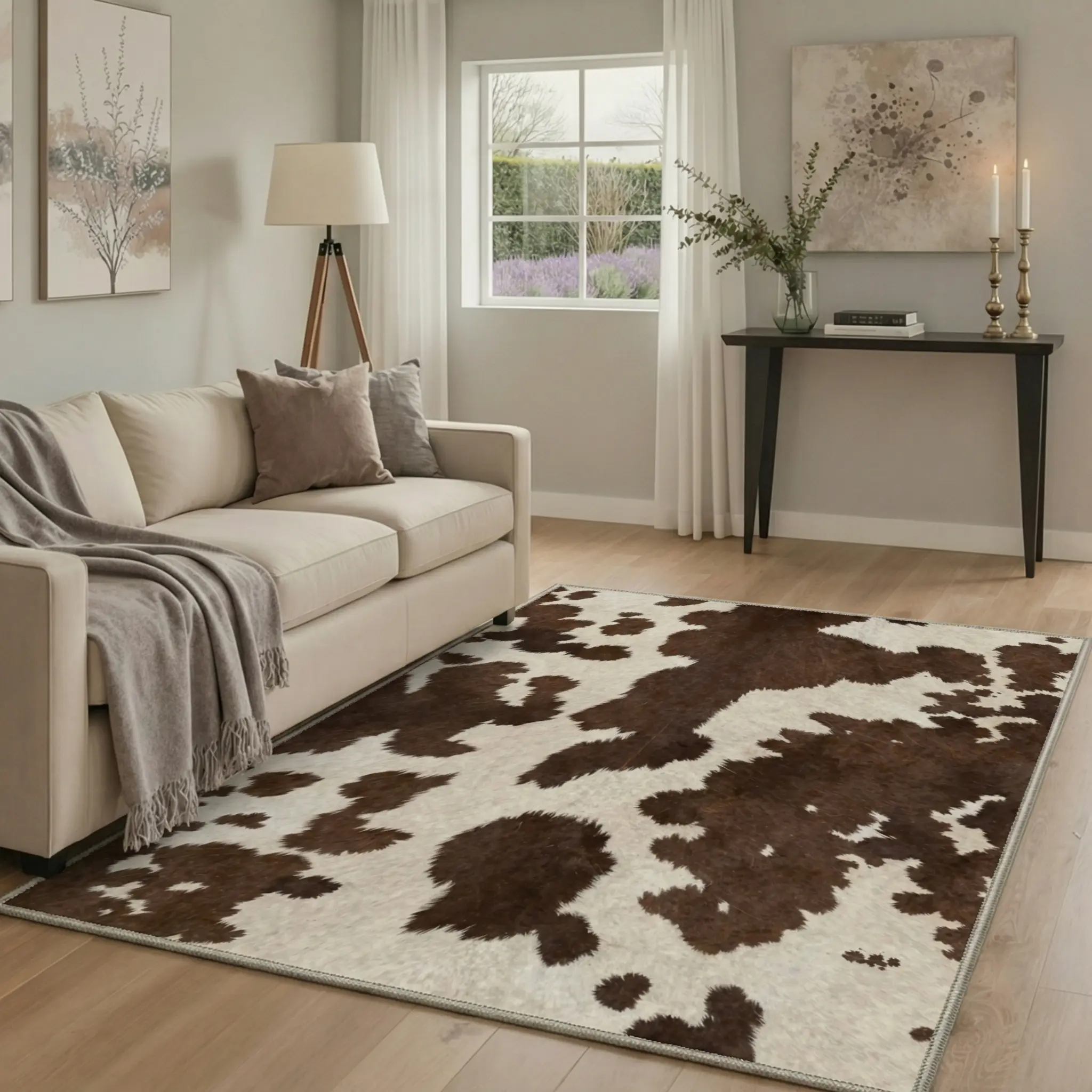 【Deals For You Days】BEIMO Floor Rug – Machine Washable, Pet Friendly, Soft, Non-Slip Area Carpet, Perfect for Living Room, Bedroom, Kitchen, Hallway, Stylish Home Decor ,ARN1999-ECHO