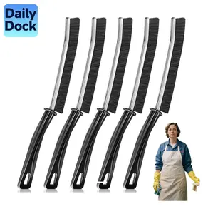 5 Pcs Crevice Cleaning Brush Set，Hard Bristle Crevice Brush，Small  Cleaner，Cleaning Products，Home Cleaning Brush Tool，Deep Reach Gap，Multifunctional Gap Brush for Car，Bathroom，Household Kitchen Tiles，Window Track Cleaning，House Cleaning，Deep Reach Gap