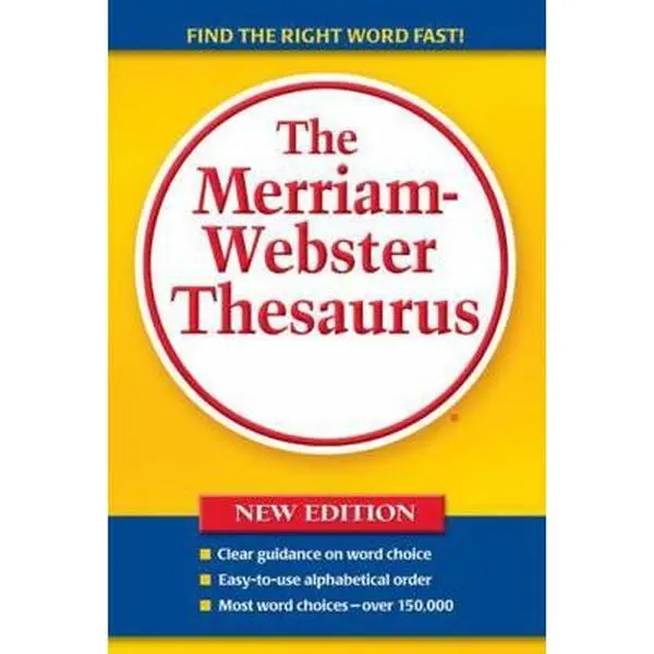 USED Book - The Merriam-Webster Thesaurus by Merriam-Webster (Paperback) - english