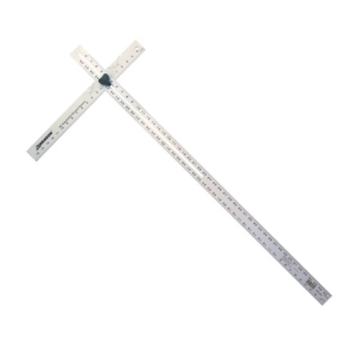 Adjustable Aluminum Drywall Square, 48 in, Hand Measuring Tool for Angle Marking