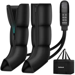 Nekteck Leg Massager for Circulation and Pain Relief, Air Compression Leg and Foot Massager, to Relieve Pain Swelling Edema, Edema RLS with 6 Modes & 6 Intensities, Relaxation Gifts for Mom Men Women Dad Wife Friend
