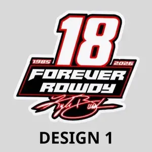 [Die-cut] Kyle Busch Number 8 Tribute Commemorative Sticker