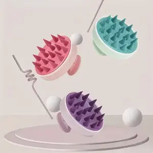 Manual Scalp and Body Brush, Shower Comb for Bathing, Comfortable Grip, Hygienic Design, Durable Material, Exfoliating Tool, Home Spa, Body Back Scrubber