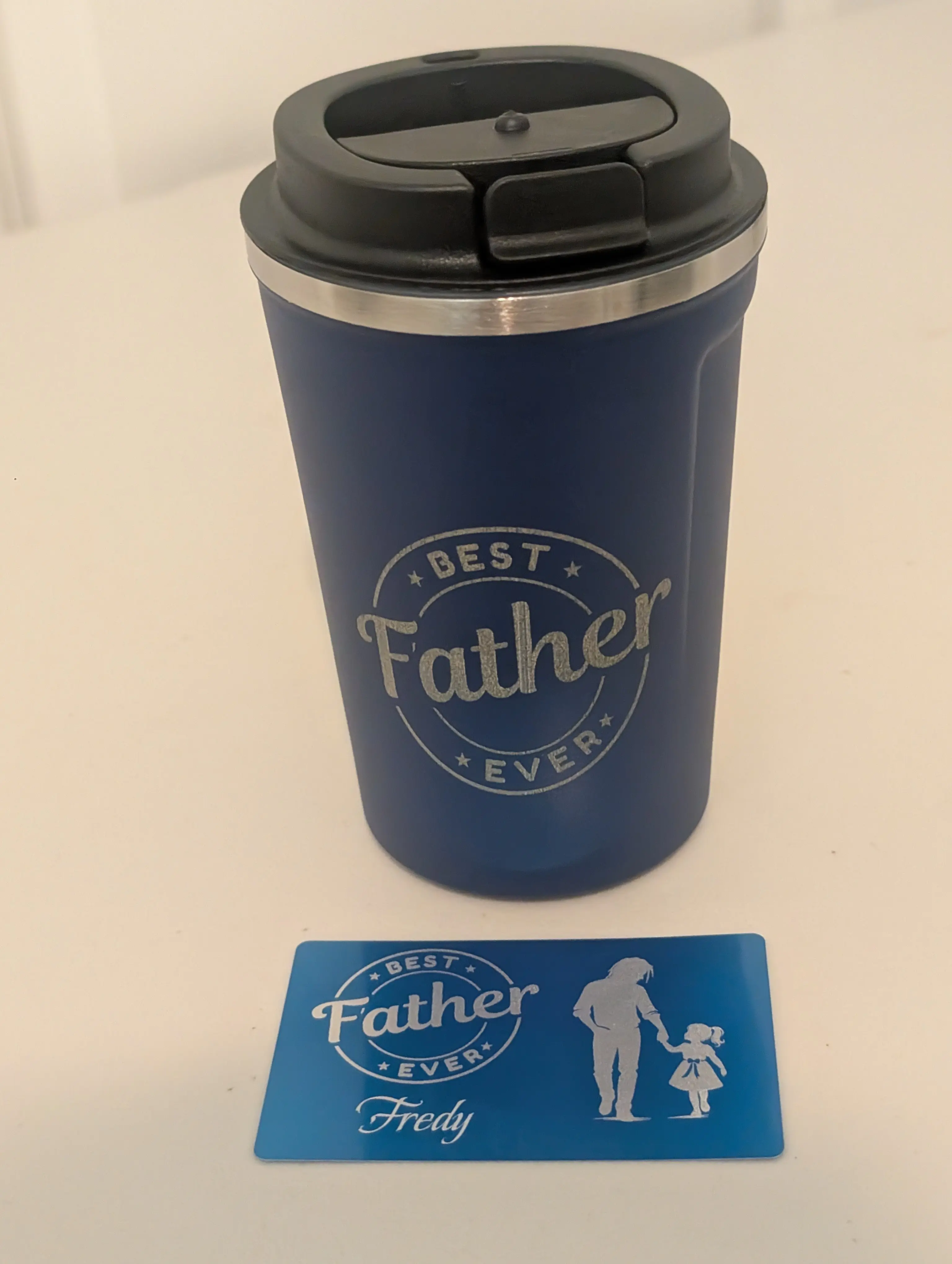 Personalized Coffee Tumbler – Custom Laser Engraved Stainless Steel Travel Mug
