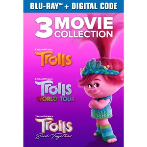 Trolls 3-Movie Collection  [BLU-RAY MOVIE] Ac-3/Dolby Digital, , Dolby, Digital Theater System, Dubbed, Subtitled
