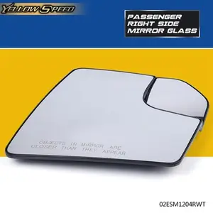 Right Passenger Side View Mirror Glass W/ Spotter Fit For 15-18 Ford F150 F-150
