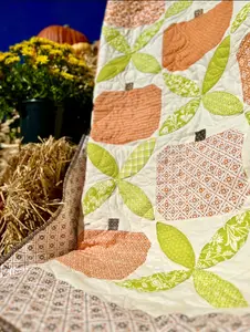 Pumpkin Vines Quilt Pattern - Paper Print Version