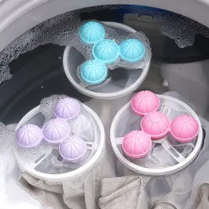 3pcs Random Color Laundry Lint Bags, Floating Lint Remover, Clothing Cleaning Filter Bag, Washer-Compatible, Effective Lint Removal, Laundry Balls