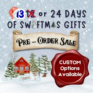 Christmas Advent Calendar 24 Days of Christmas Countdown Music Lovers Eras Gift Box with Personalization Options & Holiday Surprises