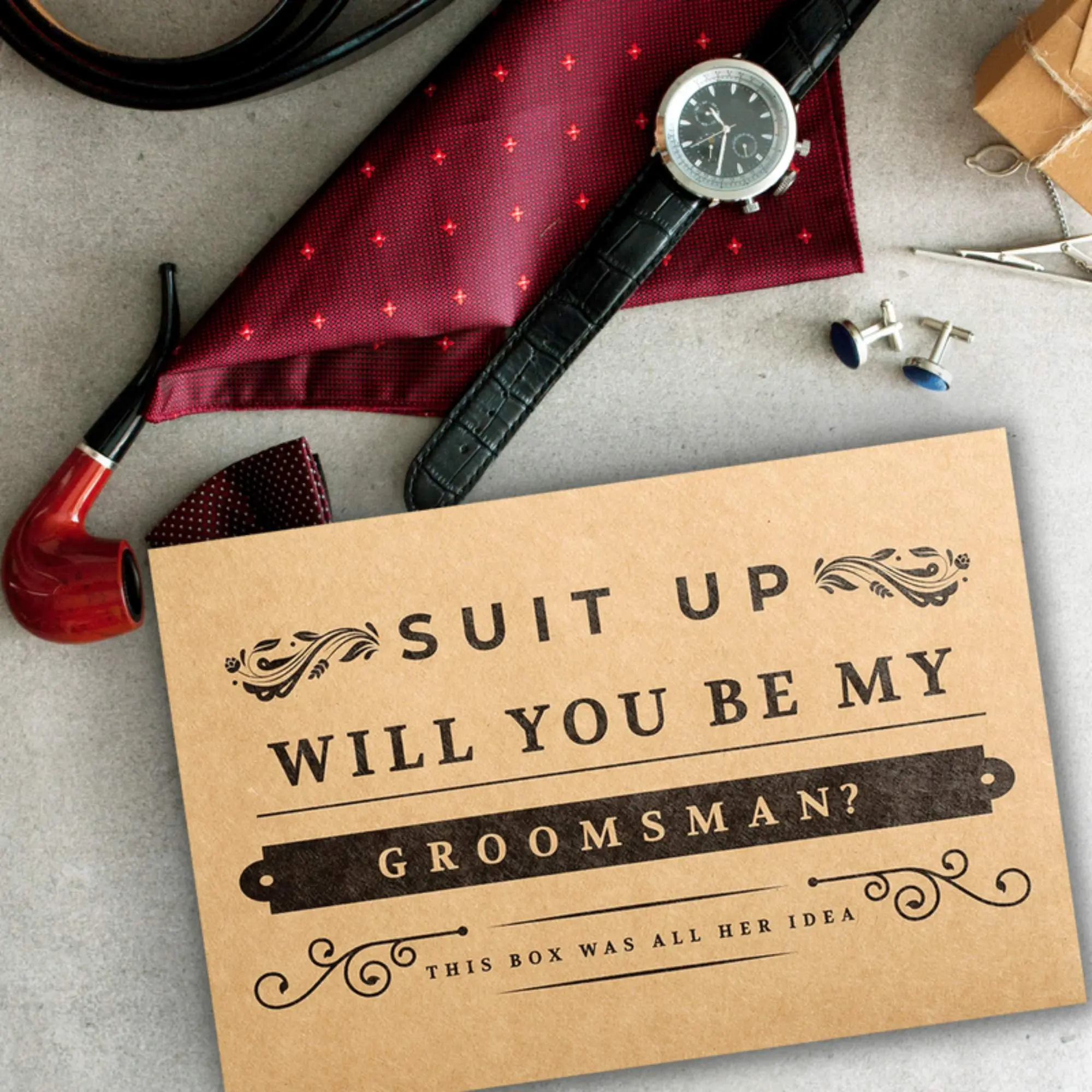 Kraft Groomsman Box Set Kraft Groomsman Box Set