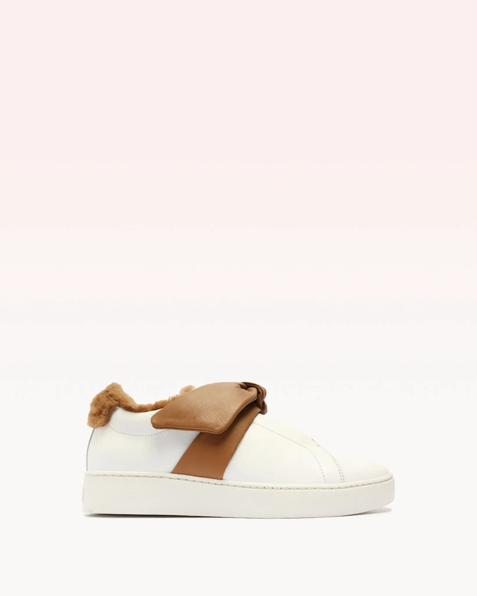 Asymmetric Clarita Sneaker Montone Cognac