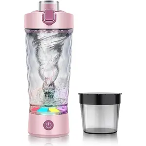 Electric Protein Shaker Bottle, USB Rechargeable Mixing Cup, Water Drink Mixer Portable Bottles for Gym Sport, BPA-Free Tritan, 22oz