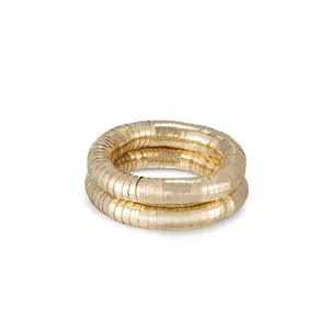 Liquid Gold Stretch Bracelet Set