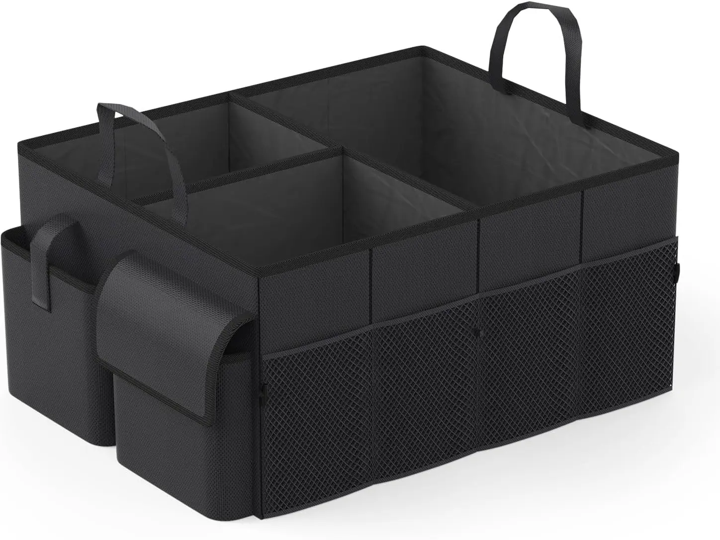 Trunk Organizer for Car, Large Capacity Car Organizer, Foldable Trunk Organizer for SUVs Sedans, Collapsible Car Organization for Car