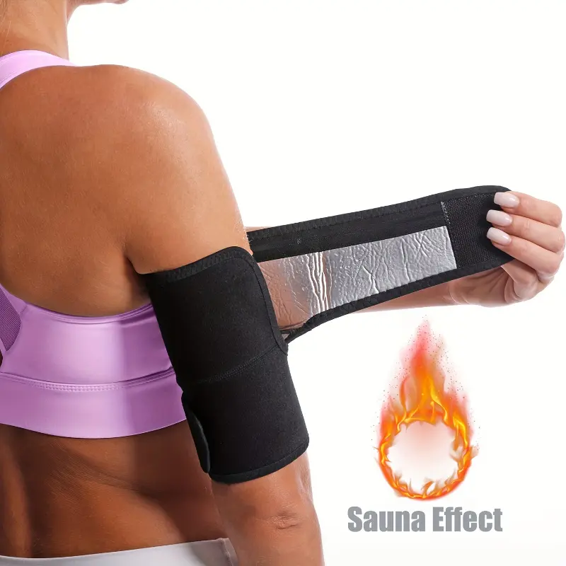 Exercise [1 Pair Sweat Sauna Trimmer] 1pair Sauna Arm Trimmer, Sweat Sauna Arm Sleeves Armbands For Women, Fitness Workouts Arm Trainer