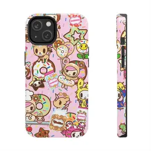 Pinky Donut Yummy Tokidoki Phone Case, Cute Design, Scratch and Drop Protection Tough case